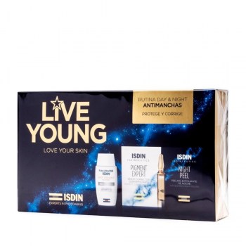 isdin pack live young spot prevent ampollas pigment