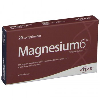 magnesium6 20 comprimidos vitae