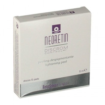 neoretin discrom control peeling despigmentante 6 discos